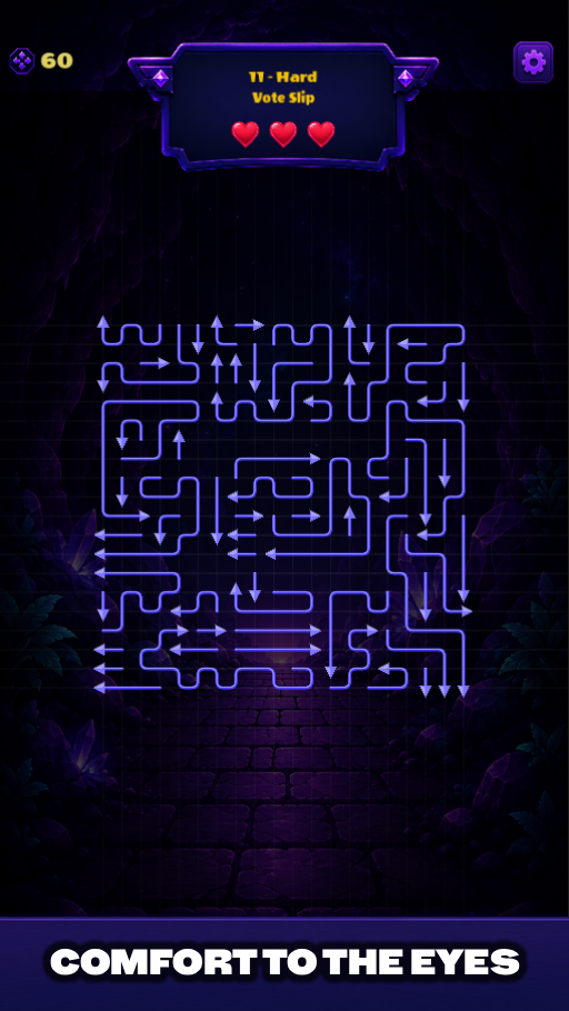 Use power-ups to clear tricky puzzles