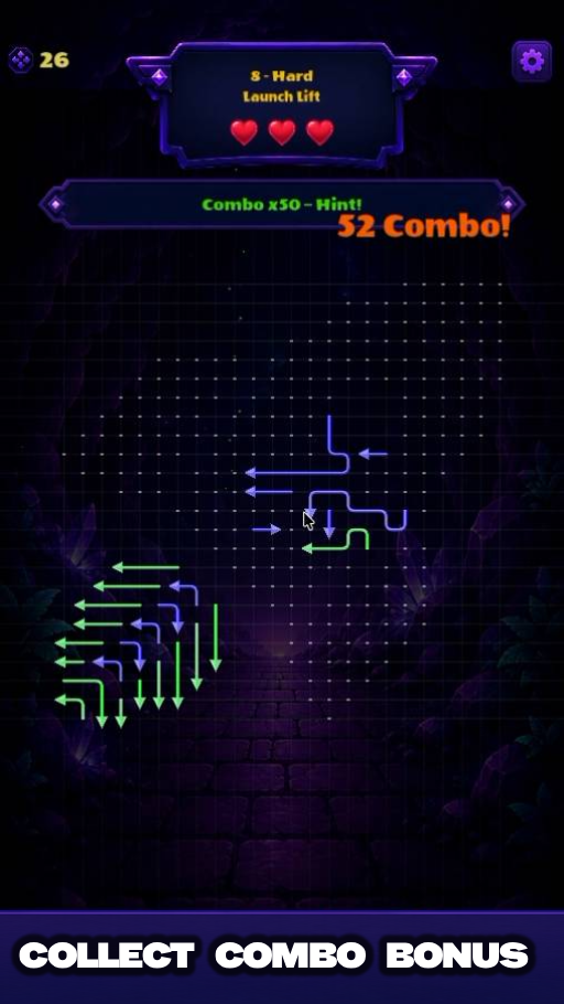 Progress and rewards in Arrow Slide